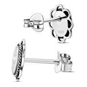Mother of Pearl Oval Earrings - e362